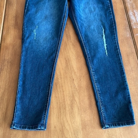Democracy Ab Technology Distressed Jeans Size 6 - Picture 3 of 10